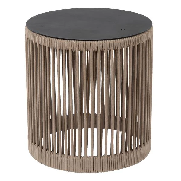 Akku-Stehleuchte Pingi - Polyester - Grau - Höhe: 37 cm - Image 6