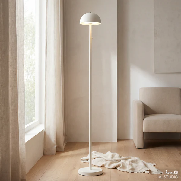 Akku-Stehleuchte RICANO - Dimmbar - Beige - Image 5
