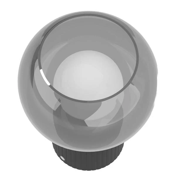 Akku-Tischleuchte VISOR - Glas / Eisen - Schwarz - Image 9