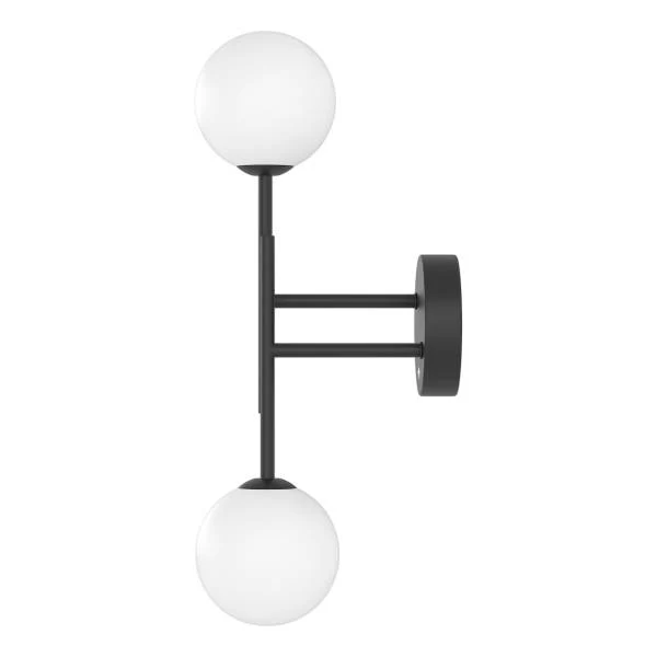 Akku-Wandleuchte RIGI - 2-flammig - 3-Stufen-Dimmer - Weiß / Schwarz - Image 7