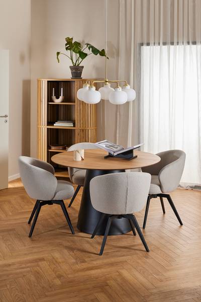 Armlehnenstuhl Dahlai - Beige - Image 3