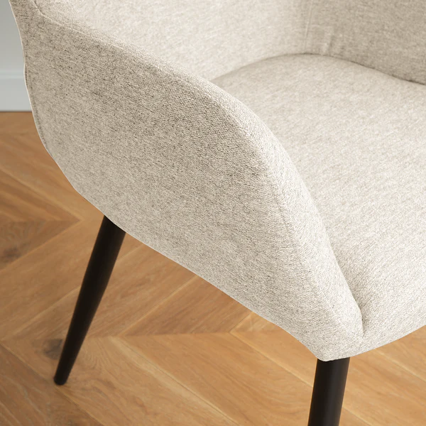 Armlehnenstuhl Ecunda 2er-Set - Beige - Image 10