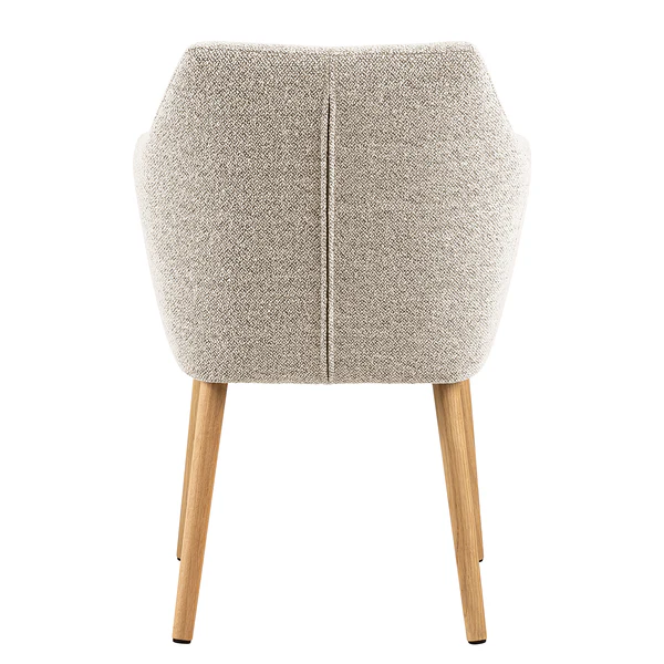 Armlehnenstuhl NICHOLAS - Bouclé Stoff Moena: Beige - Einzelstuhl - Image 11