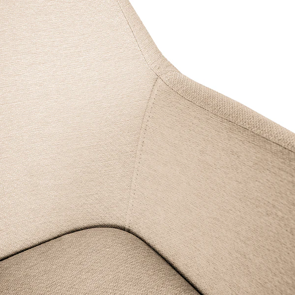 Armlehnenstuhl NICHOLAS XXL - Webstoff Stefka: Beige - Einzelstuhl - Image 16