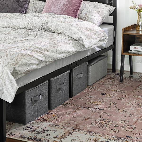 Aufbewahrungsbox Rulls 3er-Set - Grau - Mischgewebe - 40 x 25 x 30 cm - Image 2