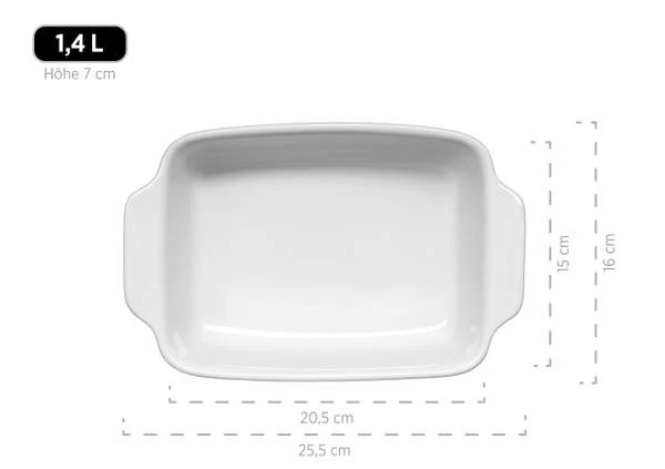 Auflaufform Kitchen Time Typ B - Keramik - Grau - Image 9