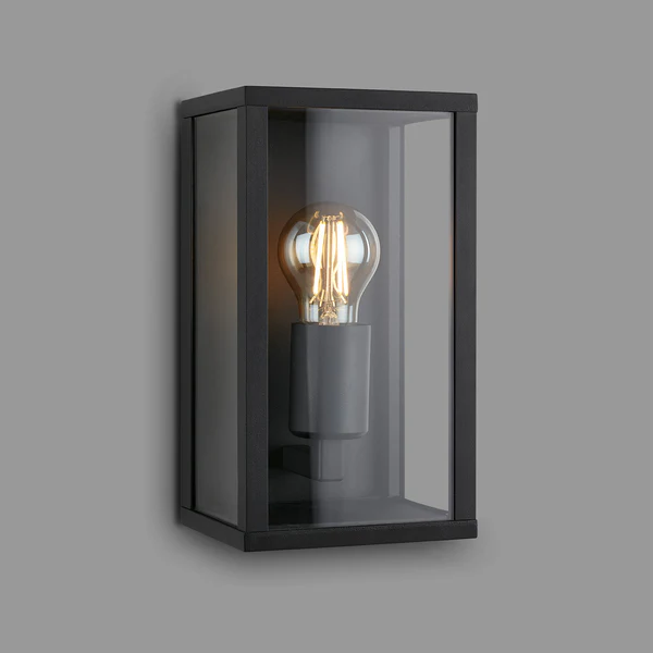 Außenwandleuchte Luanda - Klarglas / Aluminium - 1-flammig - Image 2