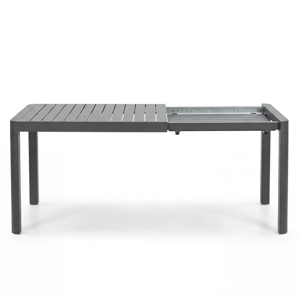 Ausziehbarer Gartentisch Yaro - Aluminium - Anthrazit - Image 11