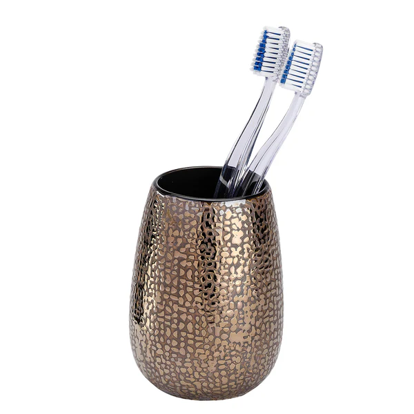 Bad-Accessoire-Set Marrakesh (3-teilig) - Braun - Keramik - Image 4