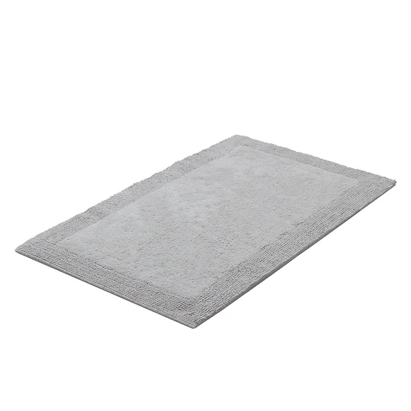 Badematte Luxor - Webstoff - Hellgrau - 70 x 120 cm - Image 2
