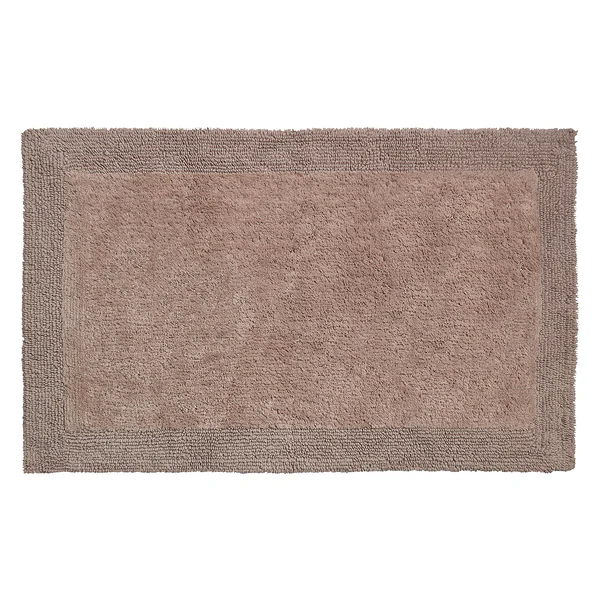 Badematte Luxor - Webstoff - Taupe - 60 x 100 cm