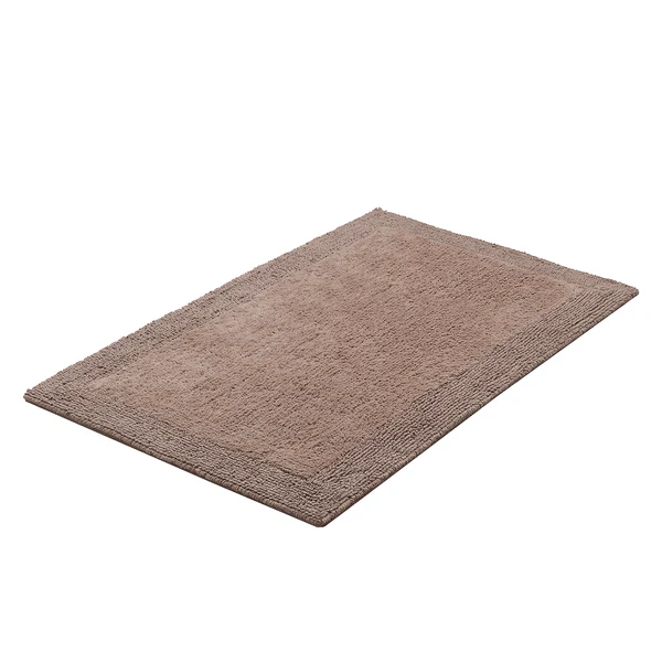 Badematte Luxor - Webstoff - Taupe - 60 x 100 cm - Image 3