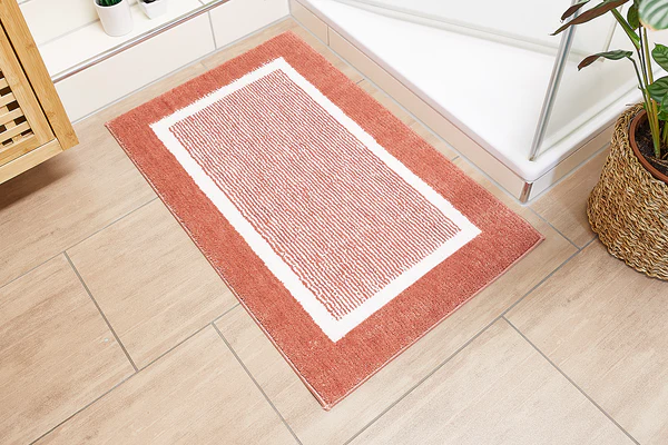 Badematte Maui - recyceltes Polyester - Rot - 50 x 80 cm - Image 4