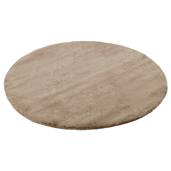Badematte Rabbit Light Rund - Polyester - Ø 100 cm - Beige - Image 3