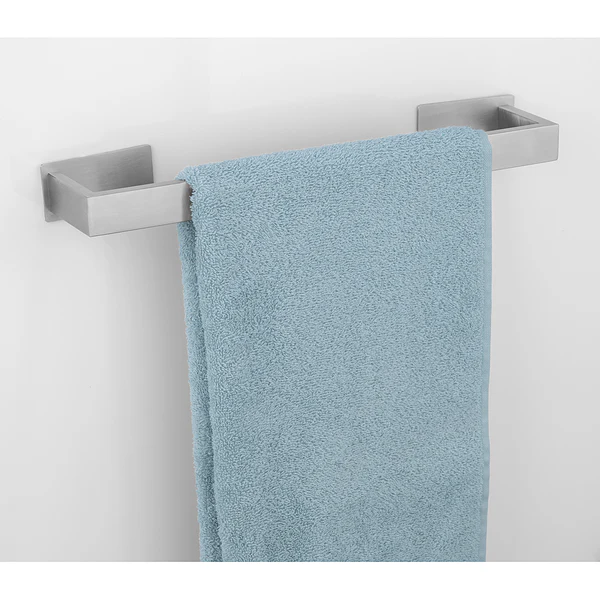 Badetuchstange Genova - Edelstahl - Matt Silber - Breite: 41 cm - Image 2