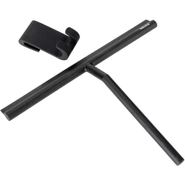 Badezimmerwischer Mola - Silikon / Edelstahl - Schwarz - Breite: 32 cm - Image 3