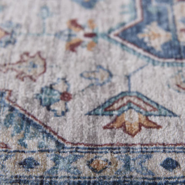 Badteppich Oriental Two - Polyester - Türkis - 60 x 100 cm - Image 6