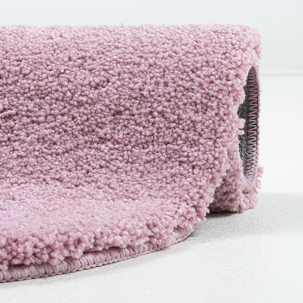 Badvorleger Cozy Bath Uni Oval - Polyester - Rosa - Rosa - Image 4