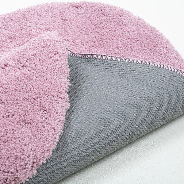 Badvorleger Cozy Bath Uni Oval - Polyester - Rosa - Rosa - Image 6