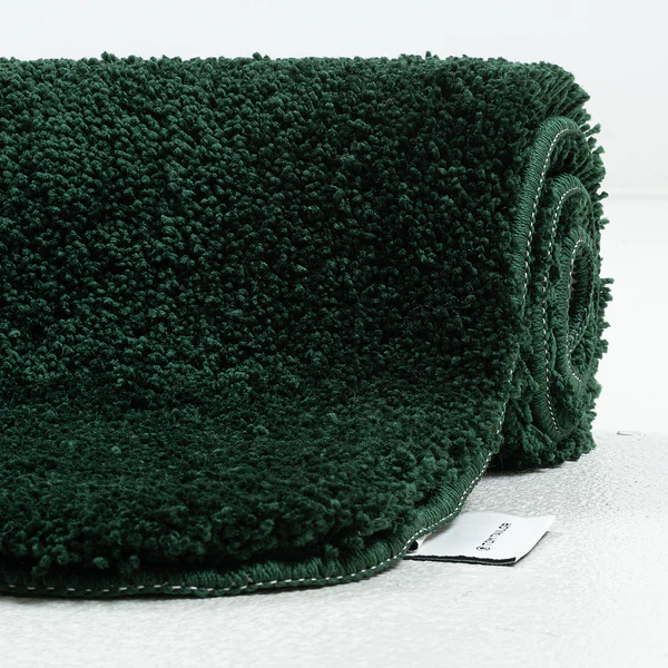 Badvorleger Cozy Bath Uni - Polyester - Grün - Grün - 60 x 100 cm - Image 4