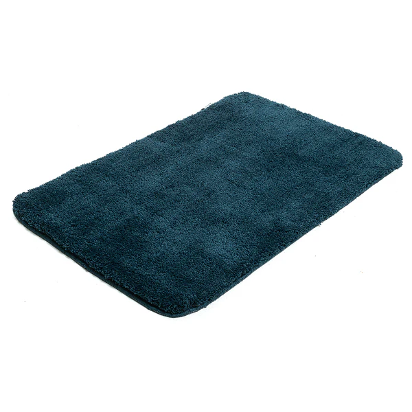 Badvorleger Cozy Bath Uni - Polyester - Petrol - Petrol - 60 x 100 cm - Image 3