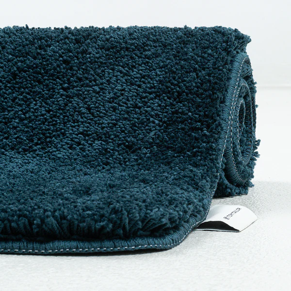 Badvorleger Cozy Bath Uni - Polyester - Petrol - Petrol - 60 x 100 cm - Image 4