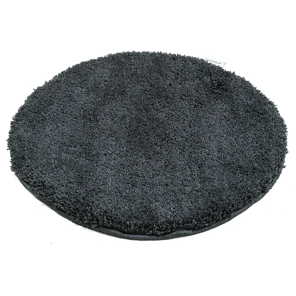 Badvorleger Cozy Bath Uni Rund - Polyester - Anthrazit - Anthrazit - Durchmesser: 60 cm - Image 2