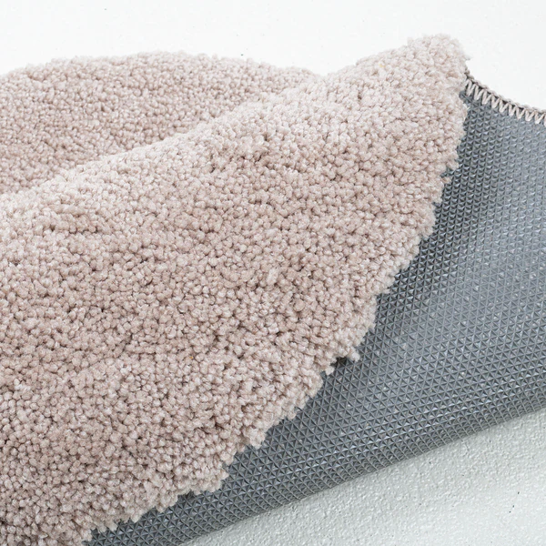 Badvorleger Cozy Bath Uni Rund - Polyester - Beige - Beige - Durchmesser: 60 cm - Image 6