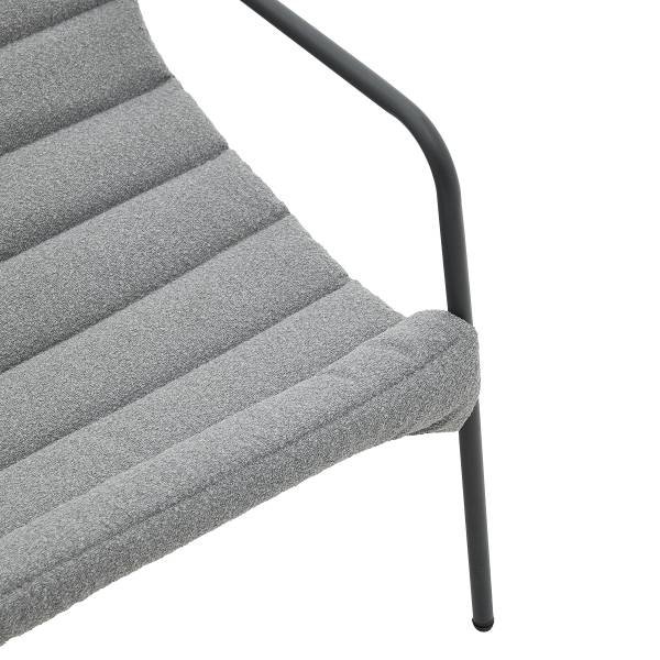 Balkonset Wink 3-teilig - Stahl / Bouclé - Anthrazit - Image 14