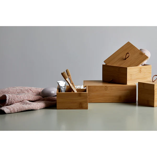 Bambus Organizer Terra (2er-Set) - Bambus - Braun - Image 2