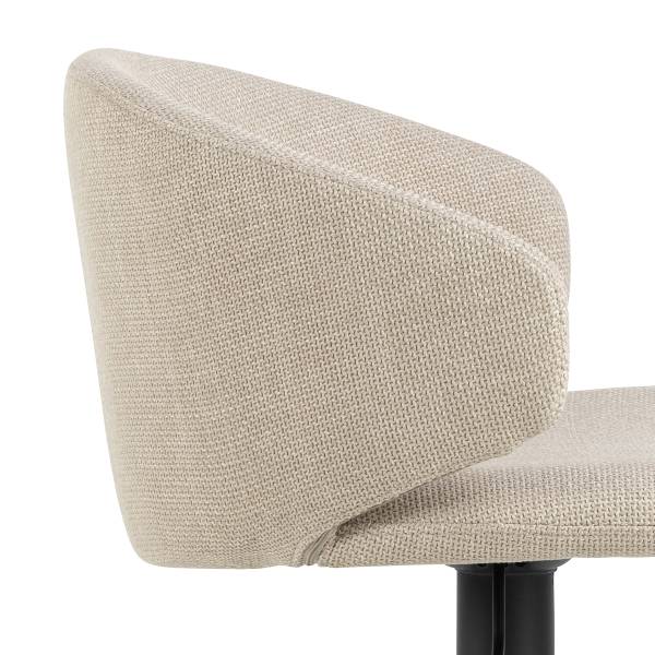 Barhocker Bacavi 2er-Set - Beige - Flachgewebe - Stahl - 46 x 107 x 38 cm - Image 7