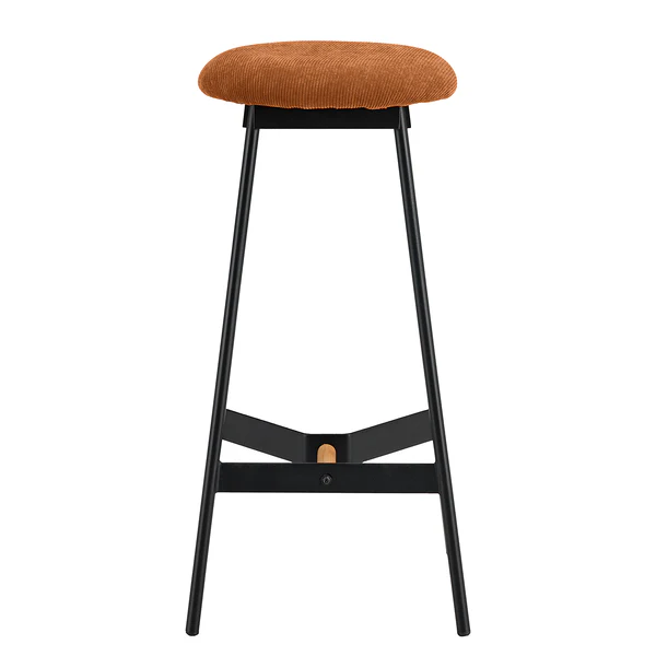 Barhocker Pirmil - Cordstoff Lyana: Rost - Image 6