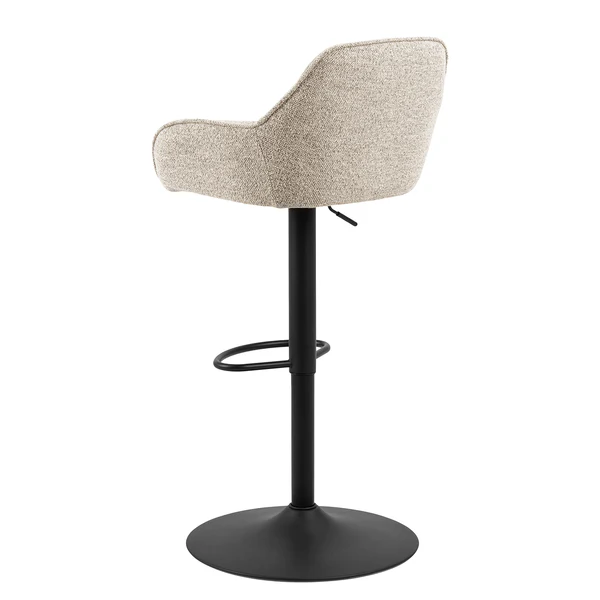 Barstuhl Magrin 2er-Set - Bouclé Stoff Moena: Beige - Image 7