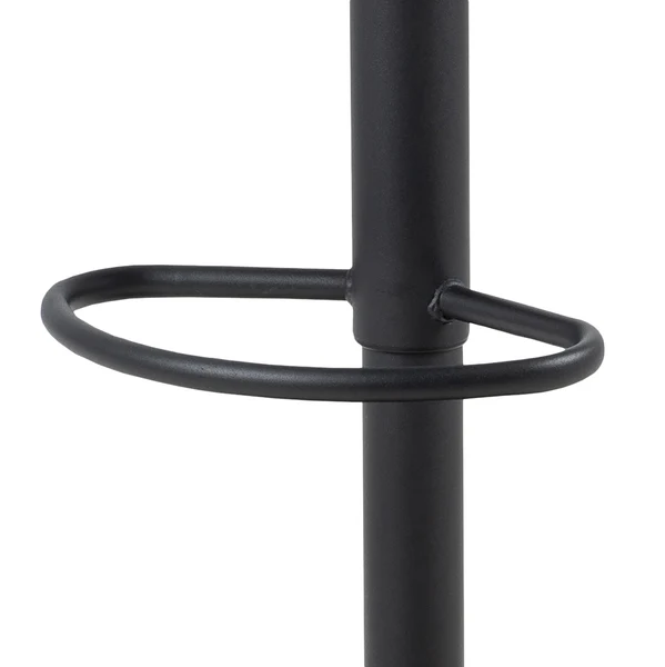 Barstuhl Tecaya 2er-Set - Webstoff / Eisen - Graubraun / Schwarz - Graubraun - Image 13