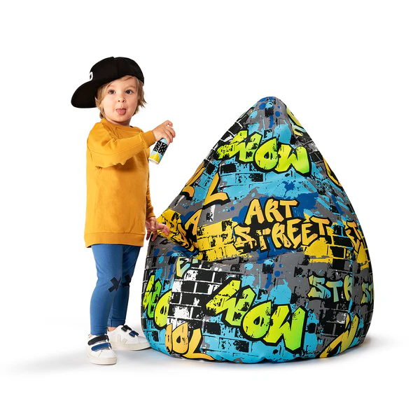 Beanbag Cool - Gelb - Polyester PVC - 70 x 110 x 70 cm - Image 2
