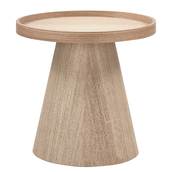 Beistelltisch Culai - Pinie teilmassiv - Durchmesser: 39 cm
