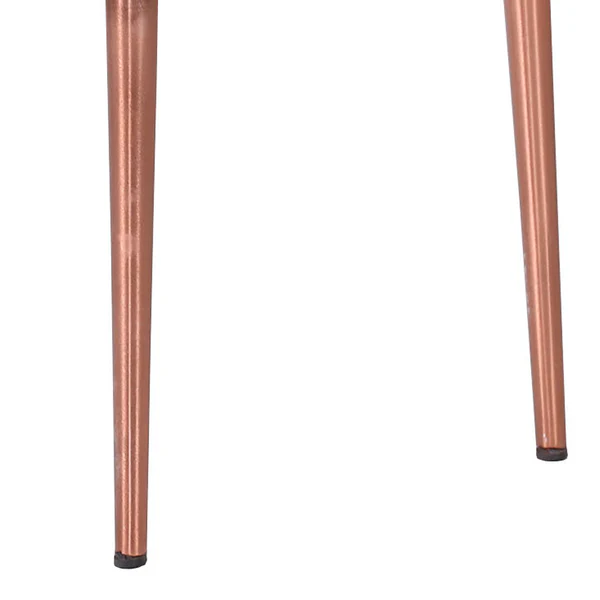 Beistelltisch Miya - Marmor / Metall - Marmor Braun / Kupfer - Image 3
