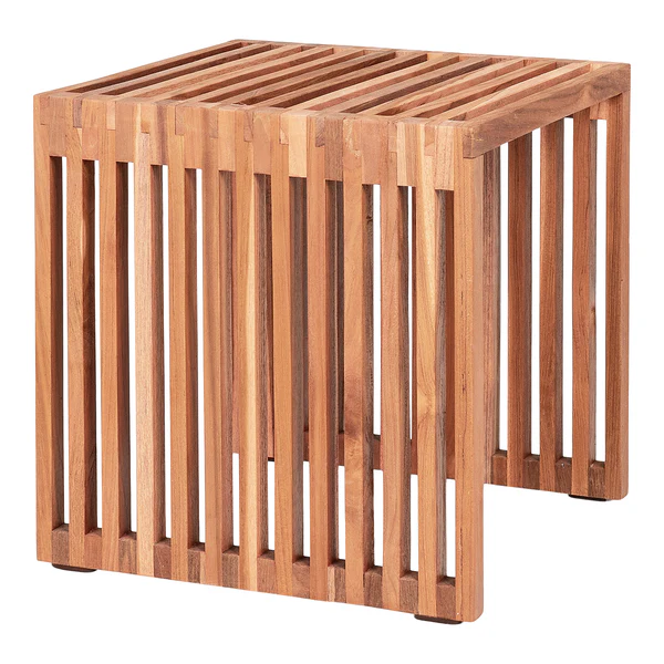 Beistelltisch Pego - Teak Massiv - Braun - Image 3