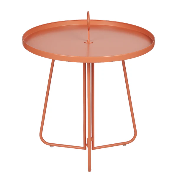 Beistelltisch PORTER mit Griff - Stahl - Orange/Rot - Orange / Rot - Image 3