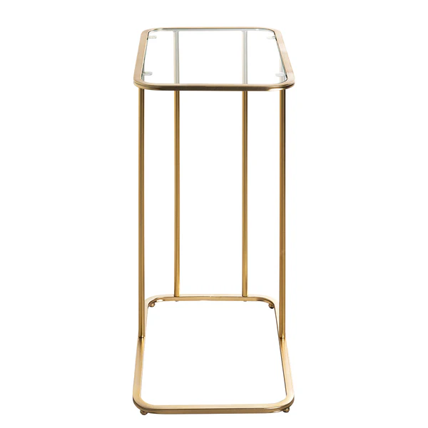 Beistelltisch Sabugal - Glas / Metall - Gold - Image 4