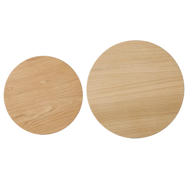 Beistelltisch-Set Nilla III (2-teilig) - Eiche teilmassiv - Image 7