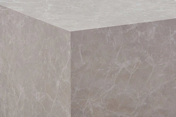 Beitelltisch Cuboid 100 - Mamoroptik - Beige - Image 4