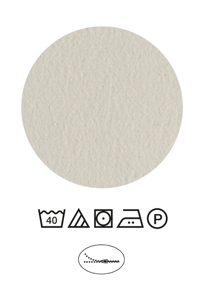 Biber-Bettwäsche Geblümt - Baumwolle / Polyester - Warmes Beige - 135 x 200 cm + Kissen 80 x 80 cm - Image 6