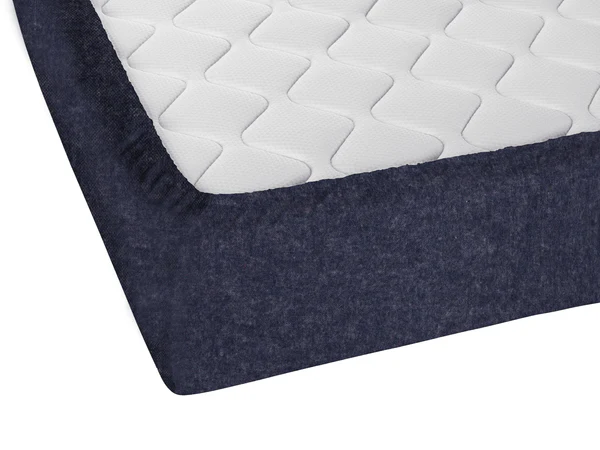 Biber-Spannbetttuch Hukan - Marineblau - 180-200 x 200 cm - Image 5