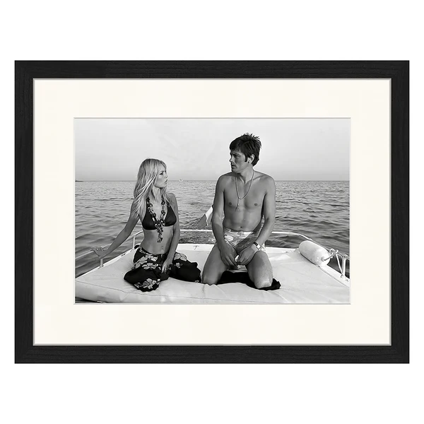 Bild Brigitte on Board - Buche massiv / Plexiglas - 42 x 32 cm