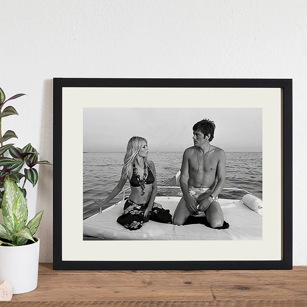 Bild Brigitte on Board - Buche massiv / Plexiglas - 52 x 42 cm - Image 2