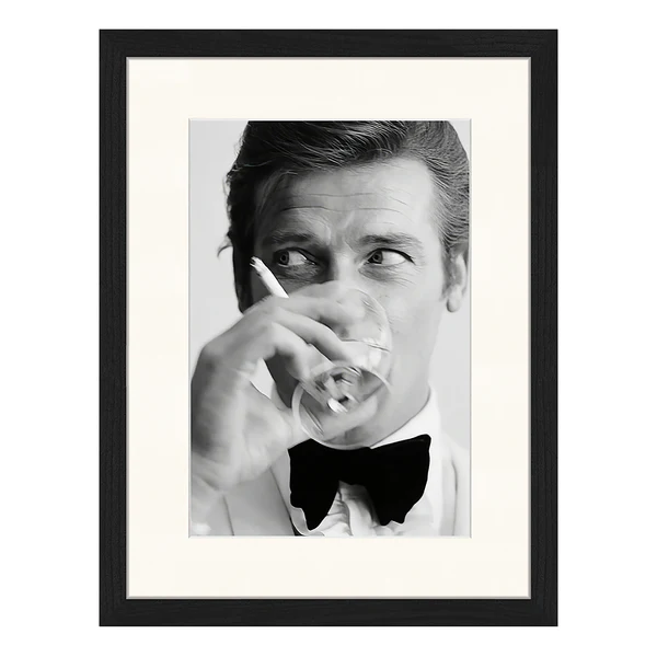 Bild JB drinking - Buche massiv / Plexiglas - 32 x 42 cm