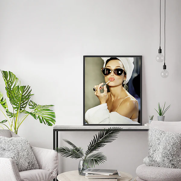 Bild Make Up - Buche massiv / Plexiglas - 52 x 62 cm - Image 2