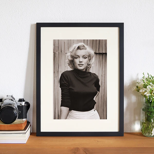 Bild Marilyn Monroe III - Buche massiv / Plexiglas - 32 x 42 cm - Image 2