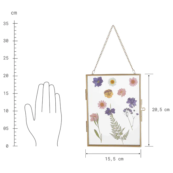 Bilderrahmen TRUE BLOOM - Aluminium - Gold - 16 x 21 cm - Image 5